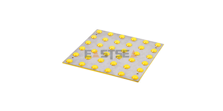 Raised Aluminum Dot Tactile Tile, Round Dot Tactile Warning Surface