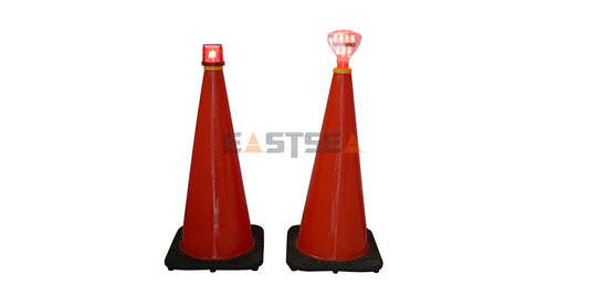Solar Traffic Cone with Lock System-4