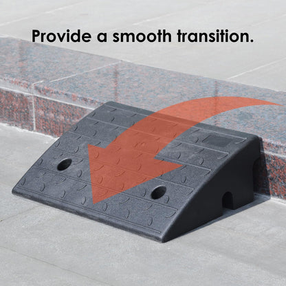 2-Pack Rubber Kerb Ramps