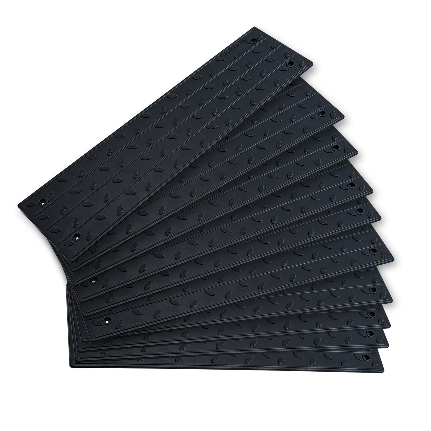 Non Slip Rubber Stair Treads – Peel & Stick or Screw Mount