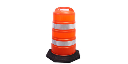 Heavy Duty Safety Drum / Slim Traffic Barrel / 2-Parts Safety Drum for Traffic Management & Hazard Marking
