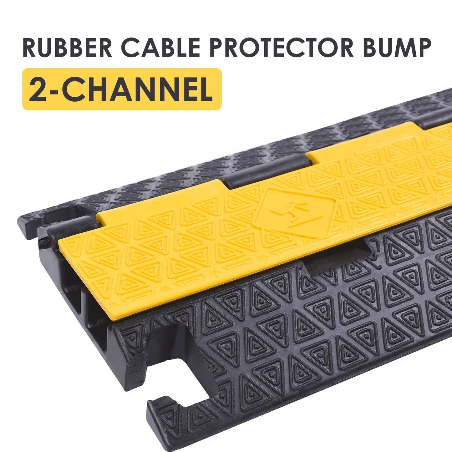 2/3/5-Channel Rubber Cable Protector Ramp